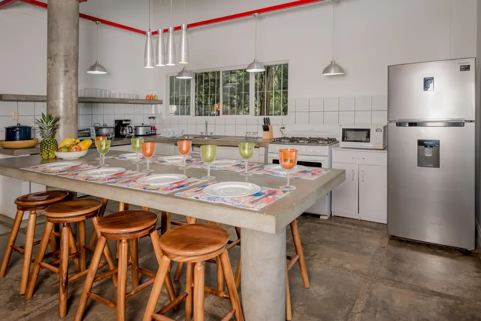 Kitchen island and appliances